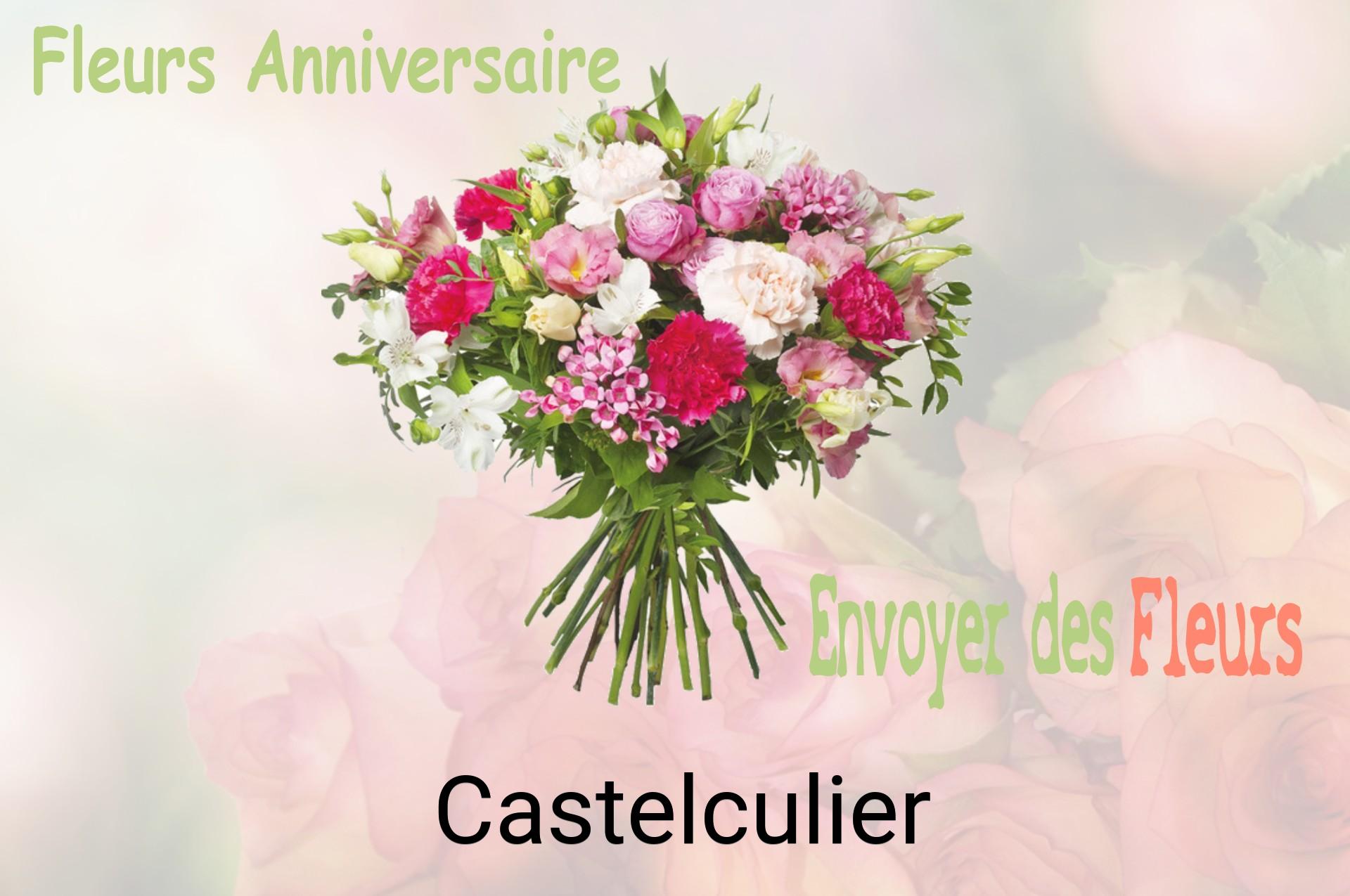 Bouquet de fleurs d’anniversaire livré à Castelculier
